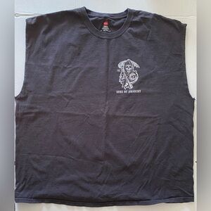 Sons Of Anarchy Sturgis Skull Grim Reaper Cut Off Tank